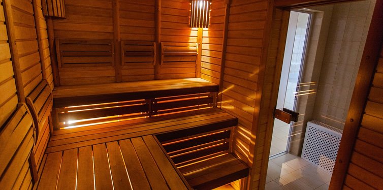 sauna von innen